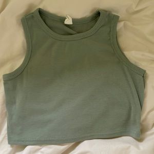 SHEIN Light Green Tank Top
